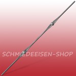 Zierstab - Rundstahl Ã˜ 14 mm - 2 flache Verzierungen & HÃ¼lsen - Ã˜ 12 mm / 14 mm