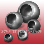 Hohlkugeln mit BodenÃ¶ffnung - Stahl - in verschiedenen Durchmessern